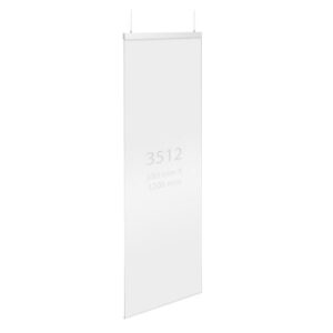 LED-HANG/3512: 350×1200mm Edgeless LED Suspended Hanging Frame, Double Side Lighting, 20mm Thickness, AC 220V 26W (Integrated Power Supply)