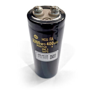 AE-CAPACITOR/2200/400: 2200μF/400VAC Capacitor (for 65A Plasma Cutter)